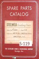 Steelweld-Steelweld M-380 Bendng Press, I-10 Spare Parts Lists Manual Year (1941)-I-10-M-380-01